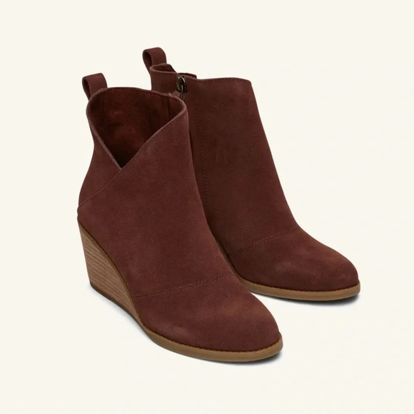 Tom’s Sutton wedge ankle bootie nwob - Picture 3 of 6